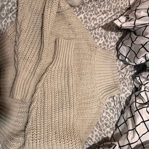 Cute sweater, knitted turtleneck